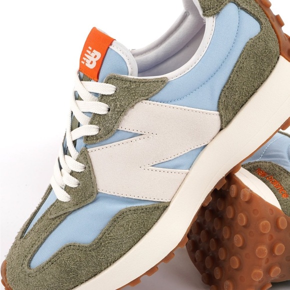 New Balance Shoes - New Balance Blue and Olive Women's Sneakers